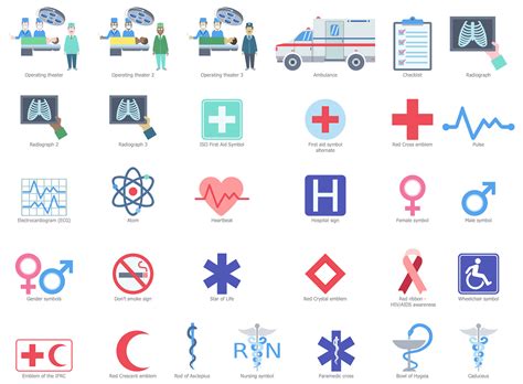 Design Elements — Medical Symbols Medical Illustration Medical