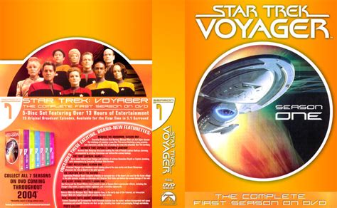 Star Trek Voyager (Season 1) R1 DVD Cover - DVDcover.Com