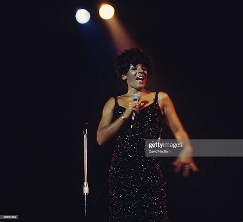 Welsh Singer Shirley Bassey Performs Live On Stage In Bournemouth