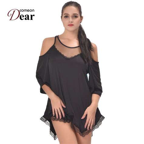 Comeondear Camisola Sexy Lingerie Plus Size Night Women S Babydoll Dress Camisones De Dormir