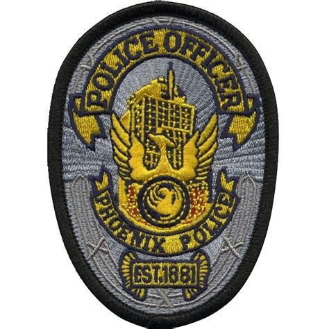 PHOENIX POLICE DEPARTMENT BADGE PATCH - Chicago Cop Shop