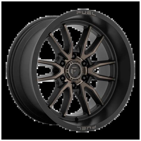 D762 CLASH Matte Black Double Dark Tint Fuel Rims On Sale