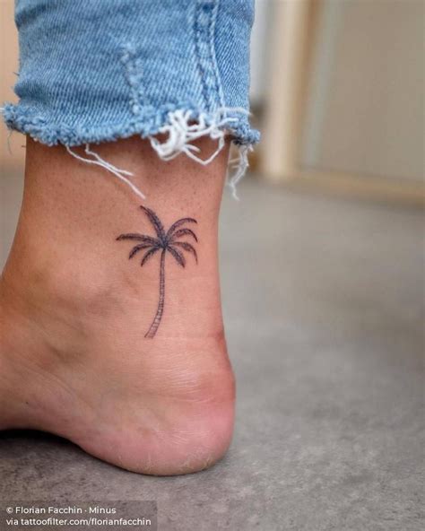 Palma Tatuaje Del Rbol En El Tobillo In Palm Tattoos Ankle