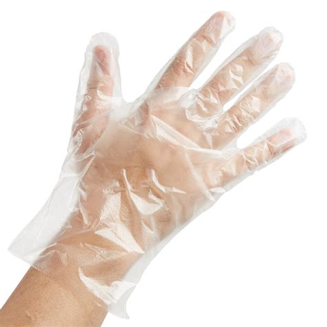 Choice Disposable Poly Gloves Medium For Food Service