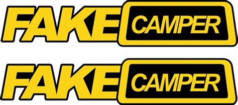 Zen Graphics Fake Camper Decals Stickers