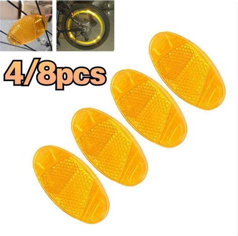 Pcs Bicycle Bike Spoke Reflector Warning Light Bicycle Wheel Rim