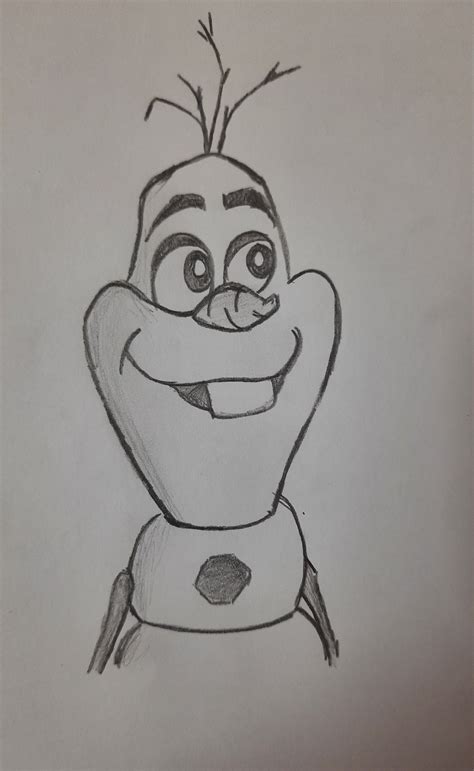 Easy Olaf Drawing Easy Disney Drawings Olaf Drawing Disney Drawings Sketches