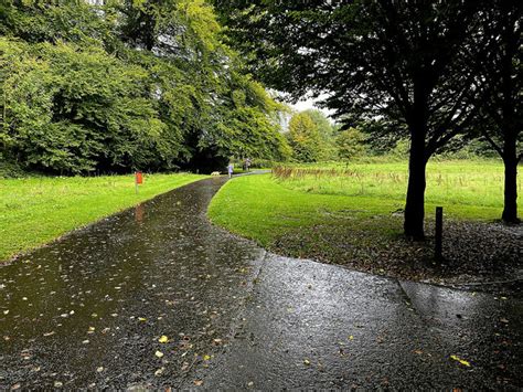 Wet Path Arleston Park Omagh Kenneth Allen Cc By Sa 2 0 Geograph