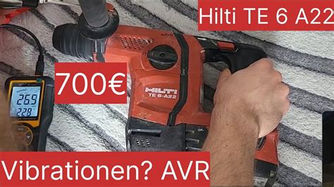 Hilti Te A Akku Bohrhammer Test Und Vergleich Mit Einhell Parkside