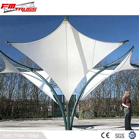 Pvdf Ptfe Etfe Stadium Shade Tent Tensile Membrane Structure Tensile