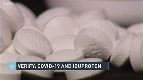 VERIFY: Does ibuprofen intensify COVID-19 symptoms? | cbs19.tv