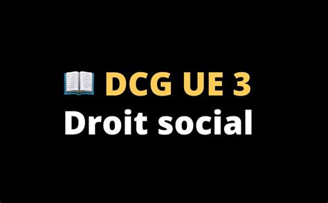 Programme Ue Dcg Droit Social