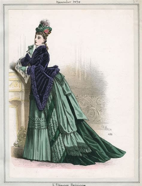 L Elegance Parisienne November 1874 LAPL Fashion History Victorian