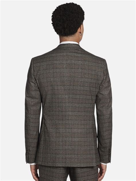 Paisley And Gray Slim Fit Suit Separates Solid Jacket Suit Separate