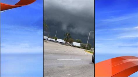 Severe Weather Triggers Tornado Warning In Palm Beach County Wpec