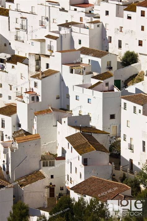 Casares Malaga Province Spain Europe Stock Photo Picture And