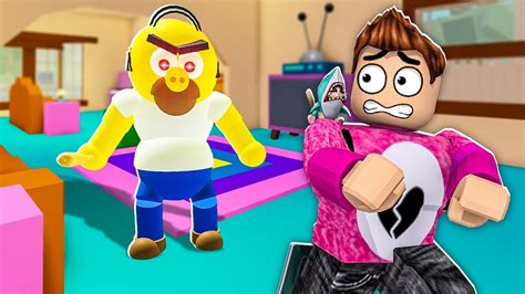 Piggy Se Convierte En Homero Simpson Cerso Roblox Youtube