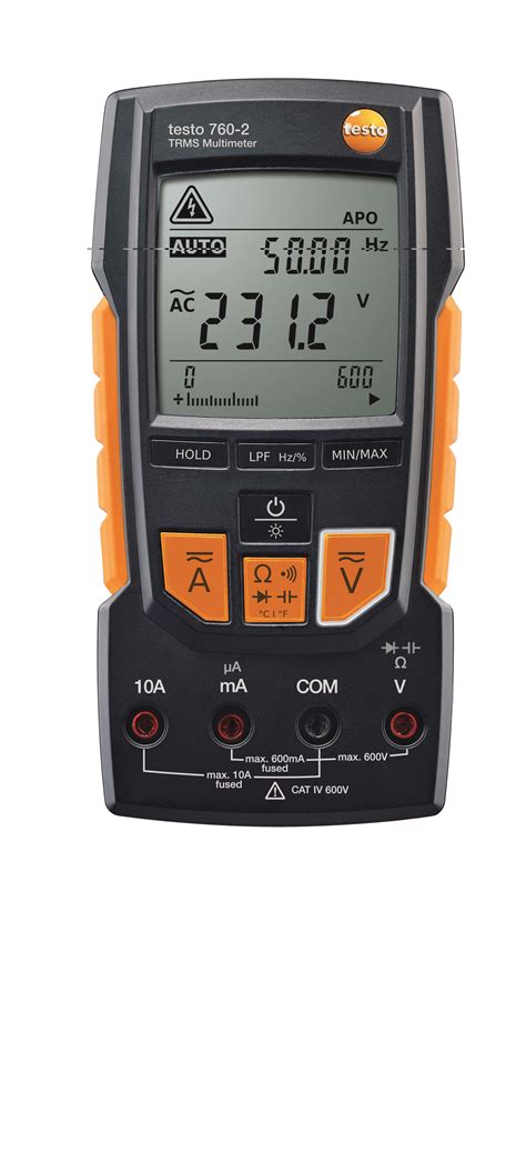 Testo 760 2 Digital Multimeter With Auto Test Capacitance TRMS And