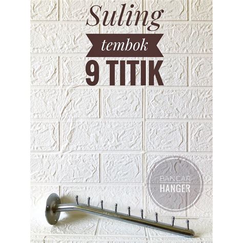 Jual Hanger Suling Tembok Titik Gantungan Baju Display Toko Shopee