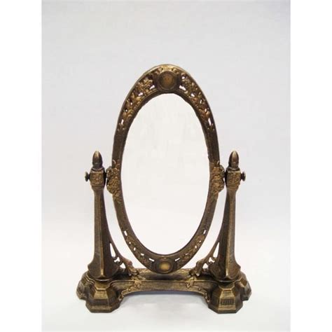 Casa Padrino Make Up Mirror Made Of Wrought Iron H 43 Cm Heavy