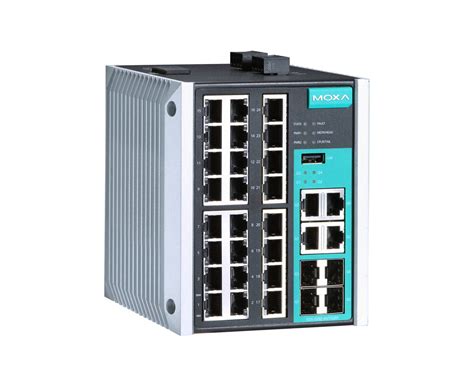 Moxa EDS 528E 4GTXSFP HV T Industrial Ethernet Switches