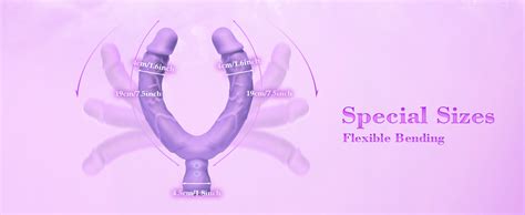 Amazon Double Dildo Lesbian Sex Toy Lesbian Toy Double Ended Sided Headed Dildo