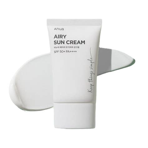 Anua Airy Sun Cream SPF 50 PA 50 Ml Beauty Me