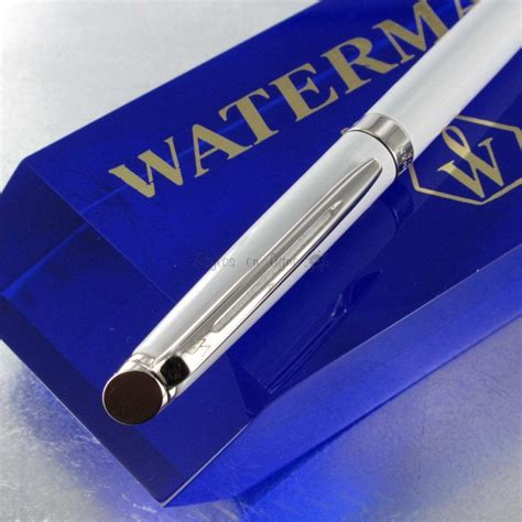 Stylo Bille Waterman H Misph Re Laque Blanche Ct Sur Stylos En Ligne