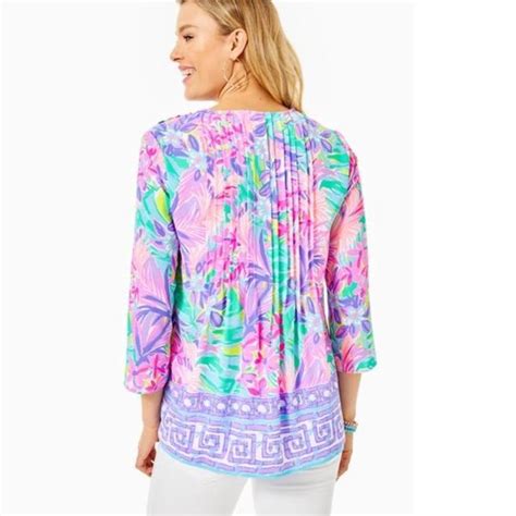 Lilly Pulitzer Tops Lilly Pulitzer Marilina Tunic Top Poshmark