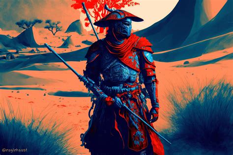 Red Samurai by eaglehaast on DeviantArt