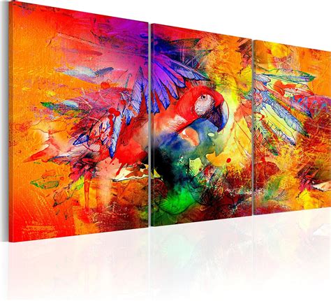 Murando Impression Sur Toile Intissee 120x60 Cm 3 Pieces Tableau