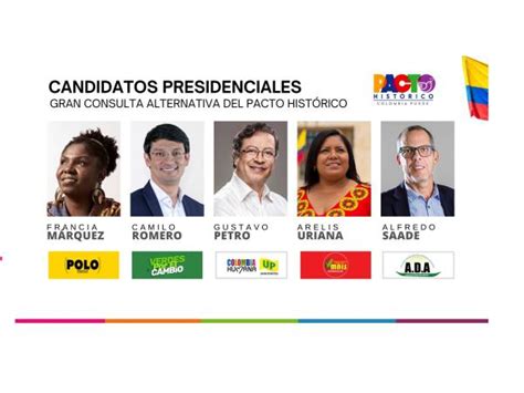 Pacto Histórico Candidatos al senado y consulta presidencial