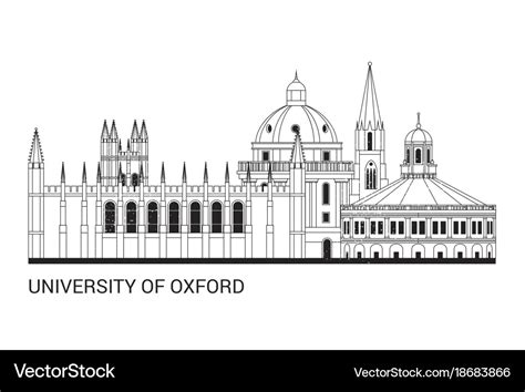 Oxford university Royalty Free Vector Image - VectorStock