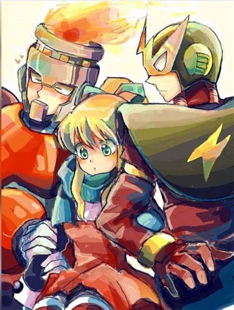 Fire Man Elec Man And Roll Megaman 8 Megaman Series Maverick Hunter Keiji Inafune Mega Men