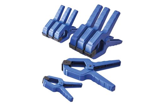 Faithfull 8 Piece Spring Clamp Set At Dandm Tools