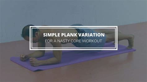 Simple Plank Variation for a NASTY Core Workout - Precision Movement