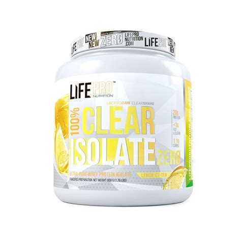 Clear Isolate Z Ro Life Pro Nutrition Nutrisport Performances