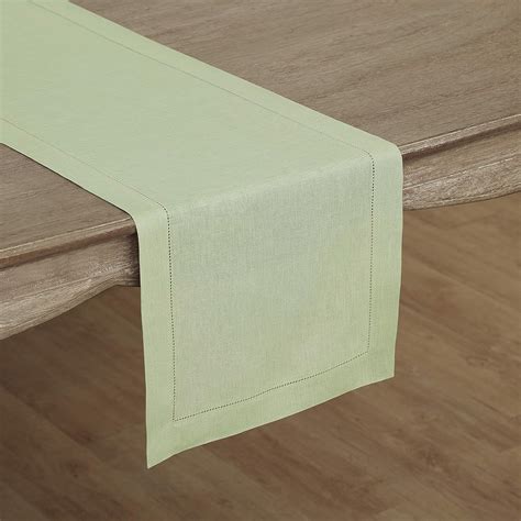 Amazon Solino Home Linen Table Runner Sage Green X Inch