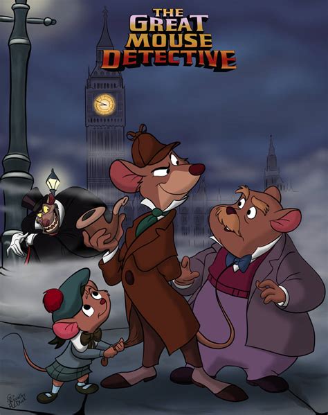 The Great Mouse Detective Poster By Ginskywalkermcduck On Deviantart