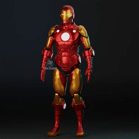 Iron Man Model 70 Armor 3d Print File Stl Etsy Uk