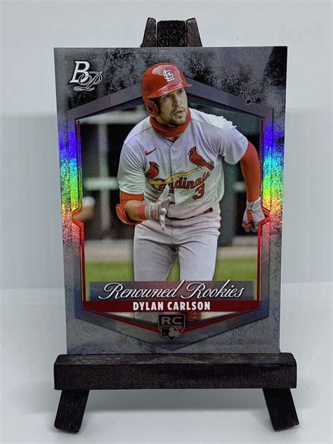 Dylan Carlson 2021 Topps Bowman Platinum Renowned Rookies RC No RR 2