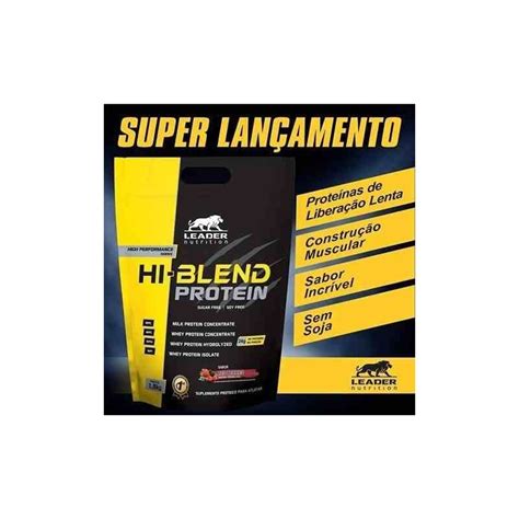 COMBO 2 UNIDADE DE HI BLEND PROTEIN 1 8KG LEADER NUTRITION