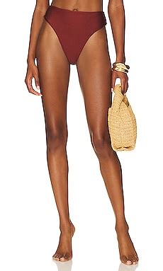 Andrea Iyamah Liva Bikini Bottom In Chocolate REVOLVE