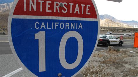 Crash, post-Coachella traffic lead to backups on I-10