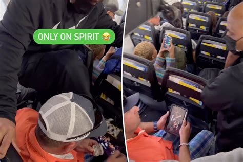 Spirit Airlines Passenger Gone Wild Caught On Video