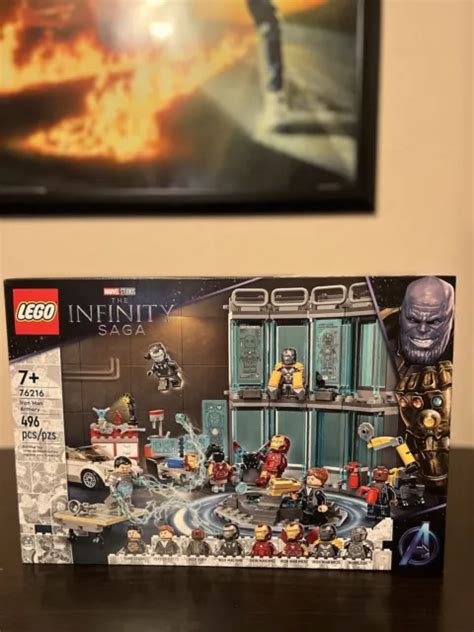 LEGO MARVEL THE Infinity Saga Iron Man Armory 76216 Neuf scellé EUR