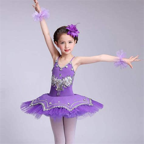 SDJMa Girl Skirt Tights Ballet Suit Sparkling Ballet Skirt Princess