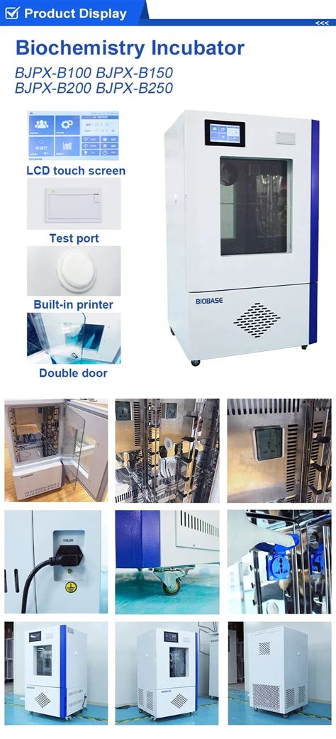 Biobase Biochemistry Incubator Bjpx B100 With Lcd Touch Screen Double