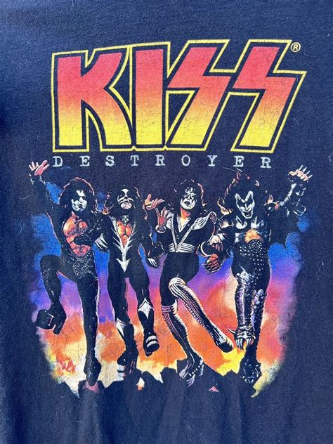 KISS Destroyer Album Cover T-shirt Size Small - Gem