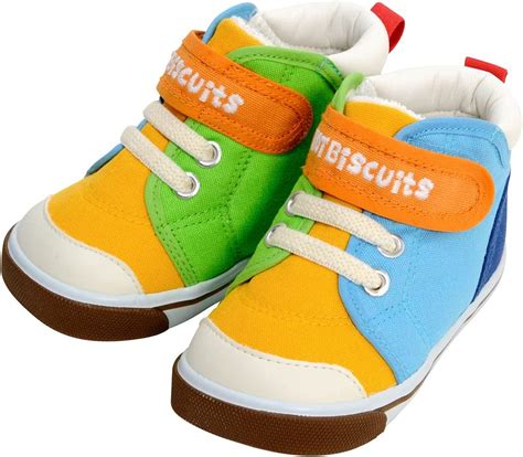 Amazon co jp ミキハウス ホットビスケッツ MIKIHOUSE HOT BISCUITS ベビーシューズ cm マルチカラー ファッション